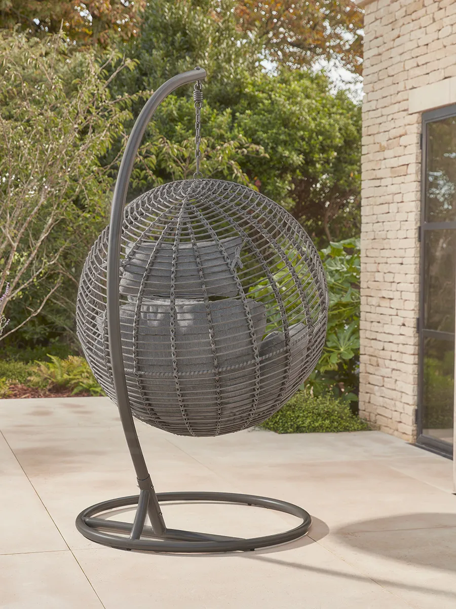 Industrial Hanging Chair - Grey-7